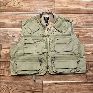 Rare Vintage Willis & Geiger Bush Poplin Vest